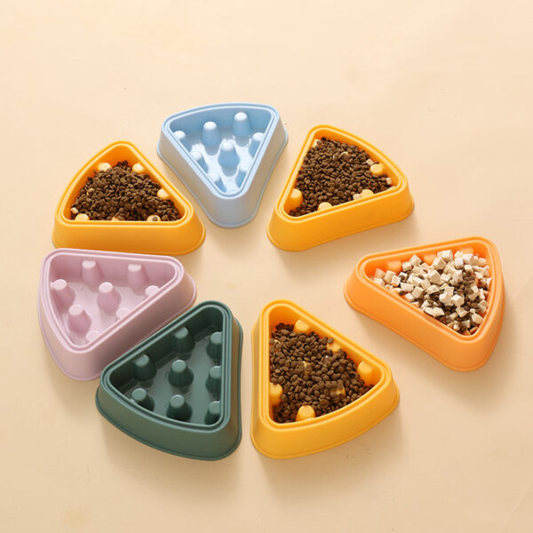 Pet Cat Dog Bowl Cartoon Pizza Single Bowl Slow Food - Image 6