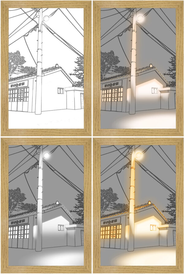 Illuminated Picture LED Decorative Light Painting Bedside Picture Style Creative Modern Simulate Sunshine Drawing Night Light Gift - Image 11