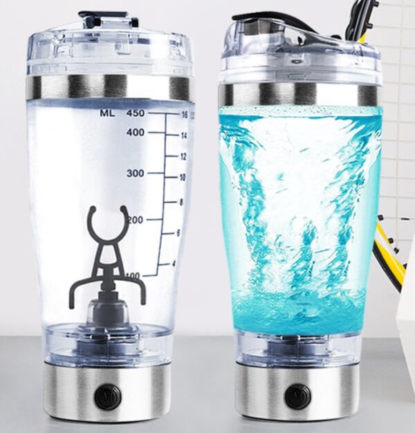 Electric Protein Shake Stirrer USB Shake Bottle Milk Coffee Blender Kettle Sports And Fitness Charging Electric Shaker Cup - Image 7