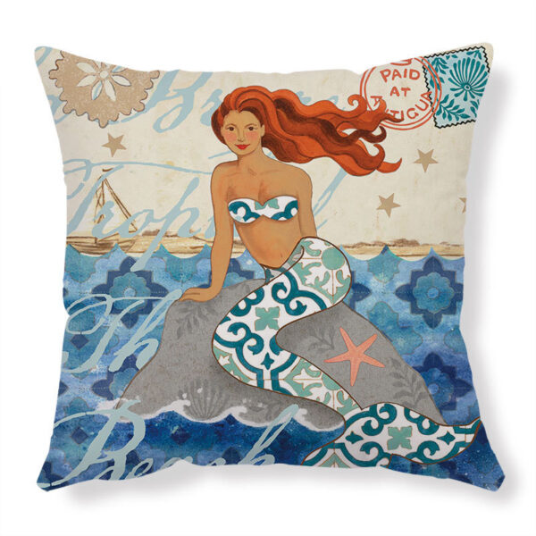 Cushion Covers Sea Turtle Printed Throw Pillow Cases For Home Decor Sofa Chair Seat - Image 13