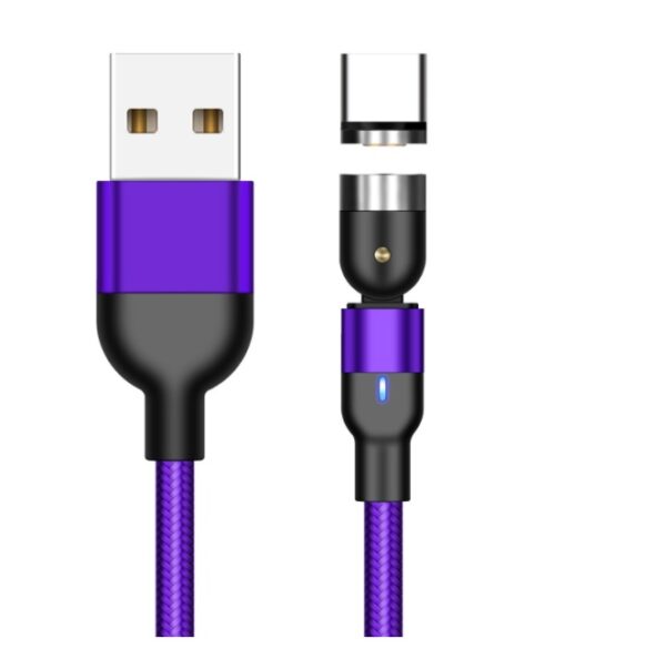 Essager Rotate Magnetic Cable 360 Degree USB Type C Charging Cable Fast Charging Magnet Charger 540 Rotate Micro Magnetic Cable - Image 32