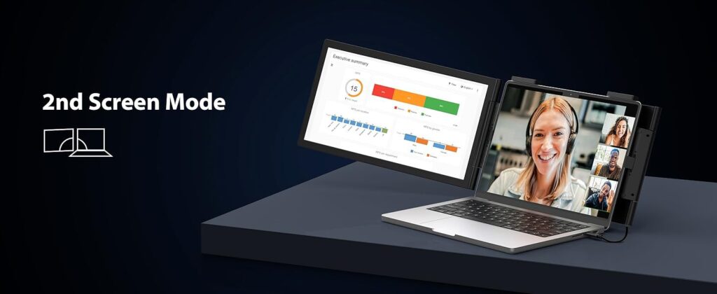 14-inch Dual-Screen Portable Monitor Laptop Expansion Screen