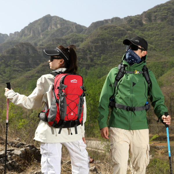 Large-capacity Water-resistant Travel Backpack - Image 1