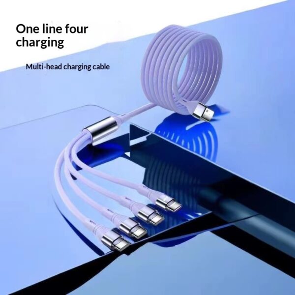 One-for-Four Fast-Charging Data Cable - Image 8