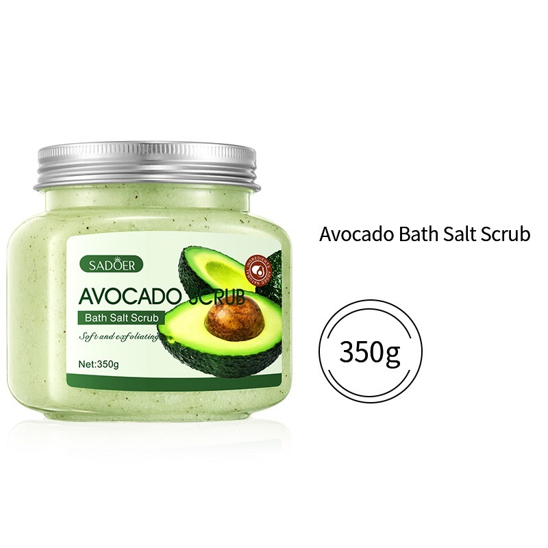 Fruit Bath Salt Scrub Cream Exfoliating Body Care - Image 7