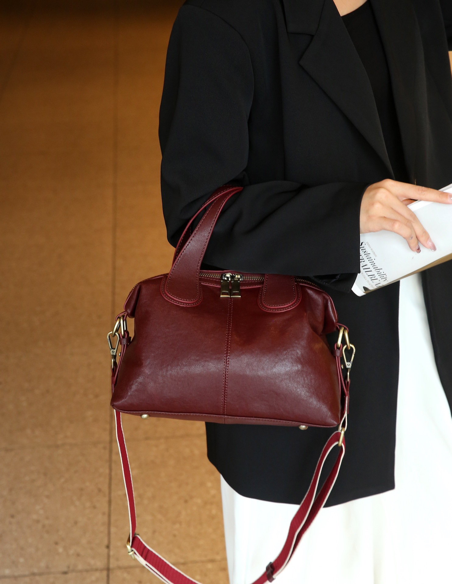 Large-capacity Genuine Leather New High-end Tote Bag - Image 11