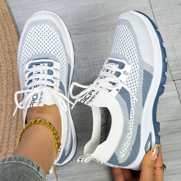 Women's Sporty Flyknit Mesh Shoes Low-cut Lightweight Casual And Versatile - Image 20