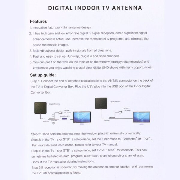 Mini Digital TV Antenna DVB-T2 - Image 12