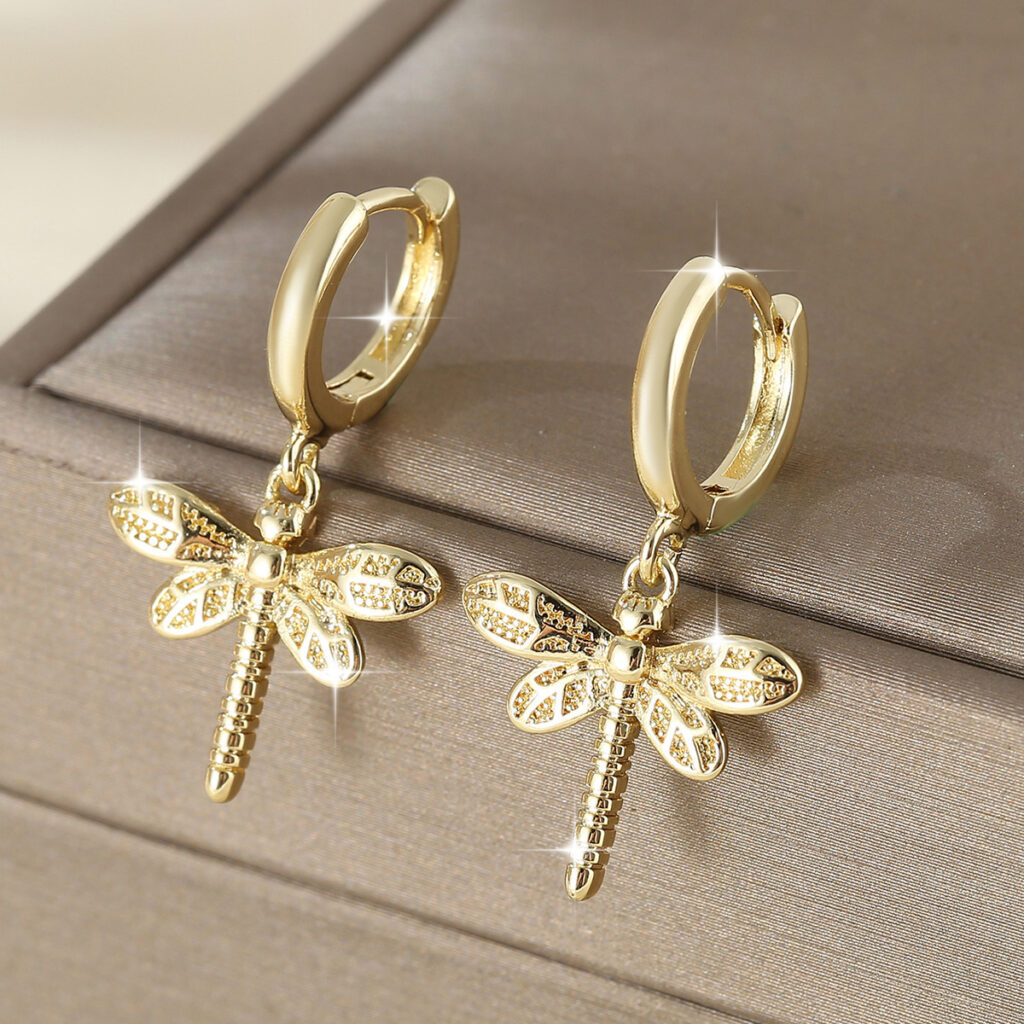 Dragonfly Earrings, Niche And Versatile