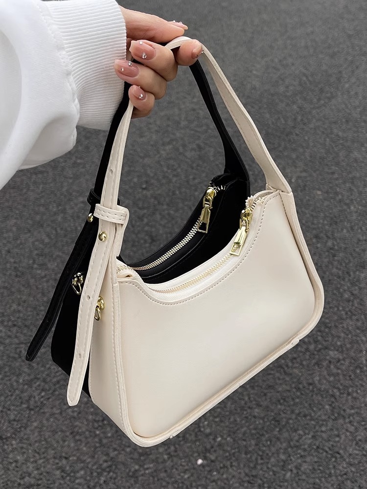 Versatile Handheld White Shoulder Bag - Image 2