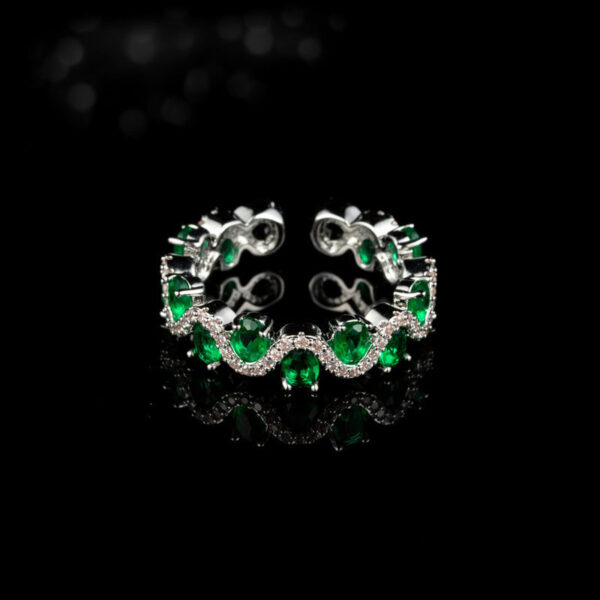 Sparkling Zircon Fashion Hot Selling Open Ring - Image 10