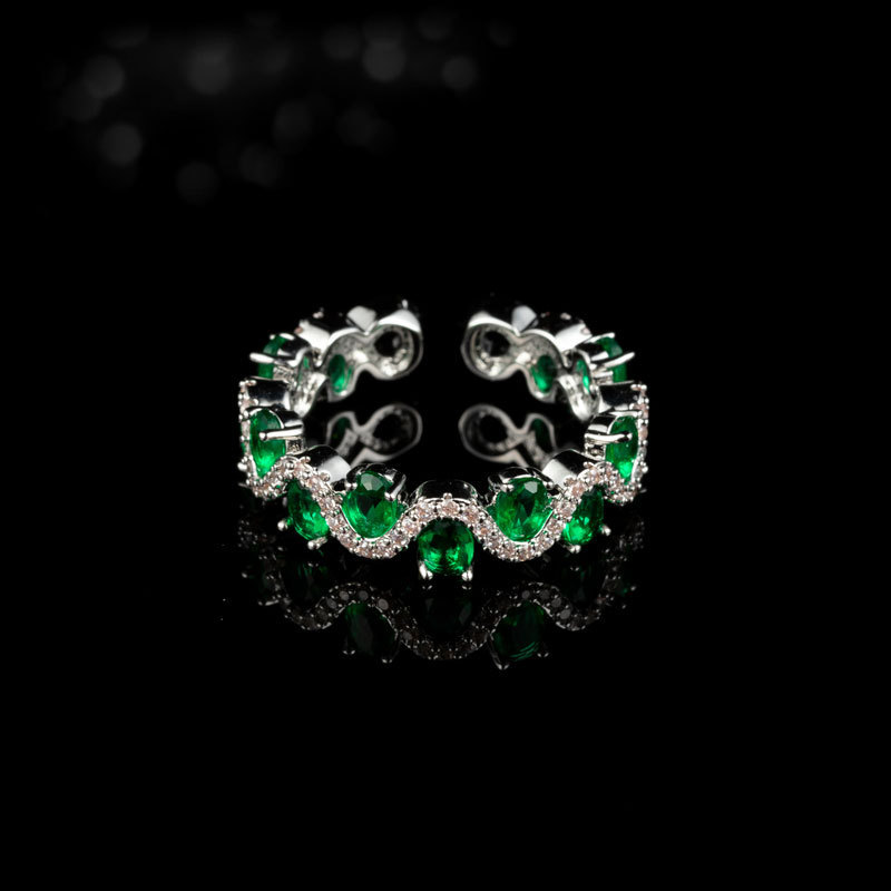 Sparkling Zircon Fashion Hot Selling Open Ring - Image 10