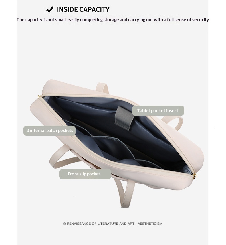 Stylish Casual Lightweight Laptop Bag For Commuting - Image 8