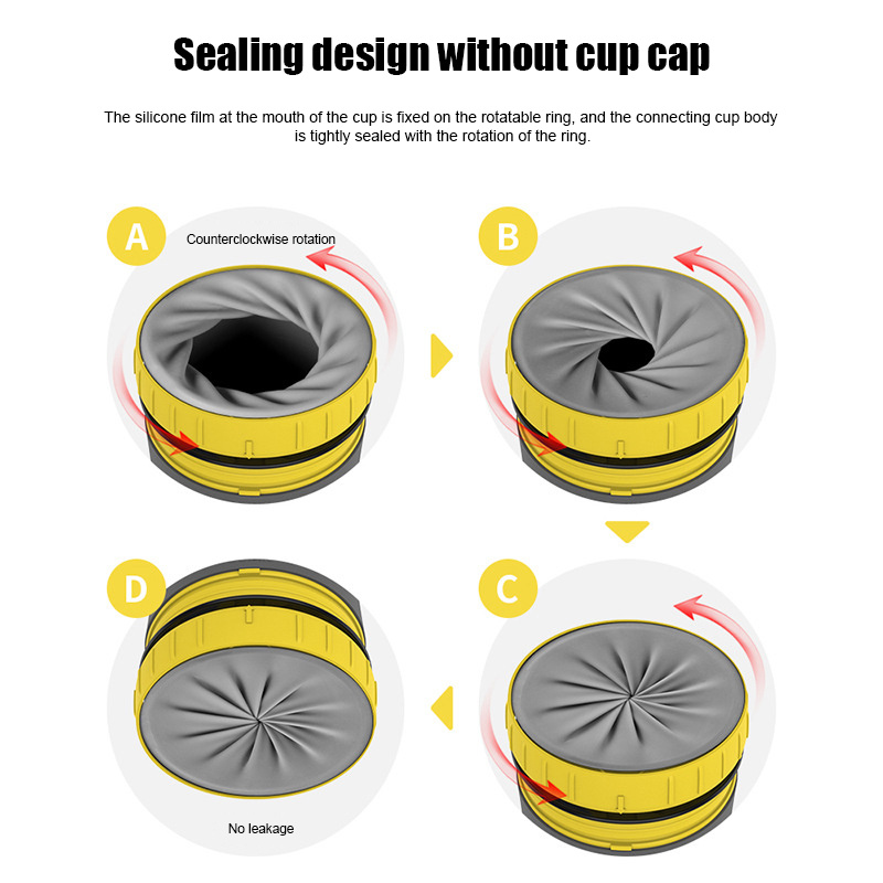 No Cover Twist Cup Travel Portable Cup Double Insulation Tumbler Straw Sippy Water Bottles Portable For Children Adults - Image 8