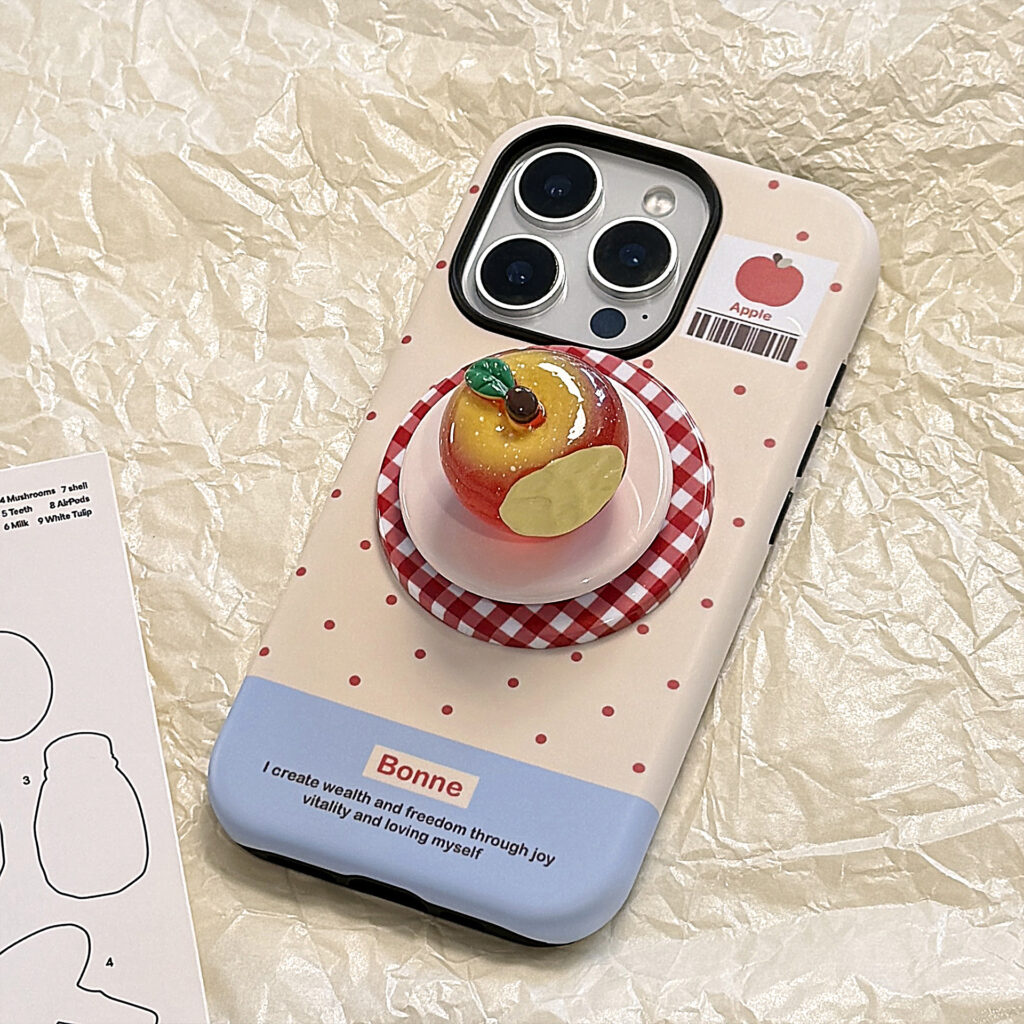 3D Luminous Magnetic Suction Stand Phone Case