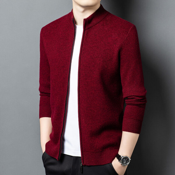 Men's AutumnWinter New Business Knitted Casual Jacket - Image 62