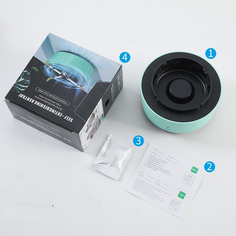 Smoke Removal Air Purification Ashtray Anion Purification Practical Automatic Purifier Ashtray Portable Gadgets For Car Ashtray - Image 32