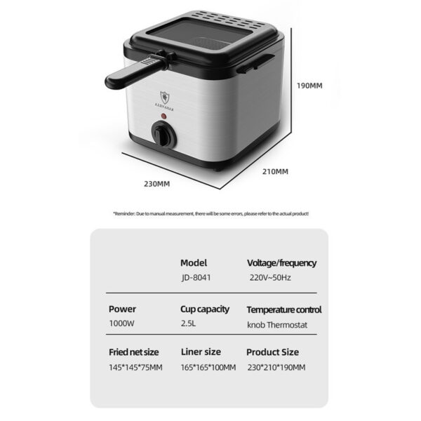 Visual Multifunctional Electric Air Fryer Skewer French Fries Machine - Image 8