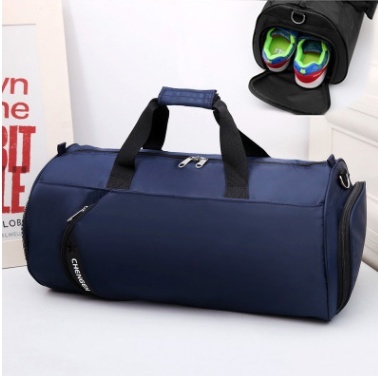 Fitness bag men's sports bag basketball training bag football bag portable travel bag cylinder bag shoulder bag waterproof - Image 4