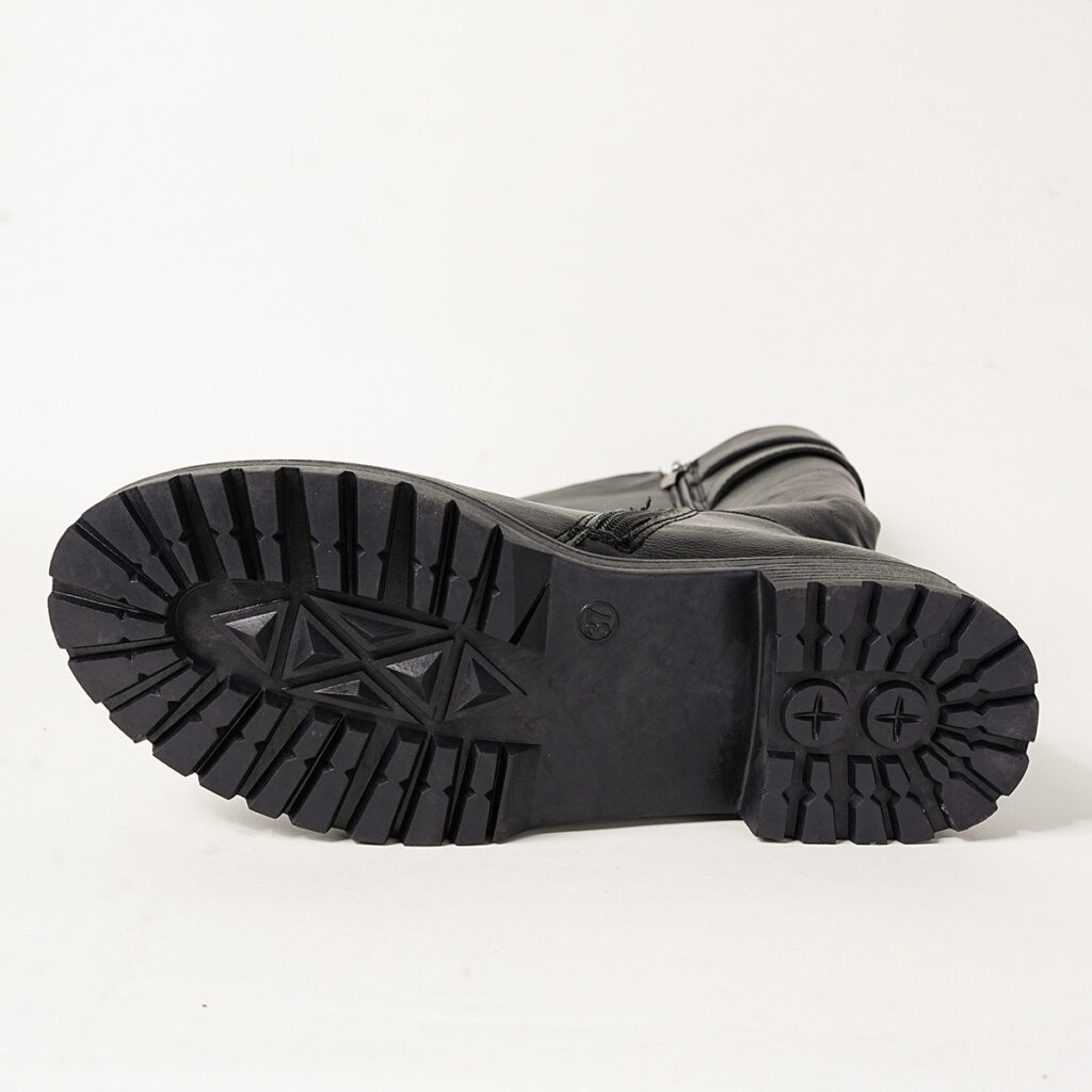Retro Chunky-Soled High-Cut Equestrian Boots For Women