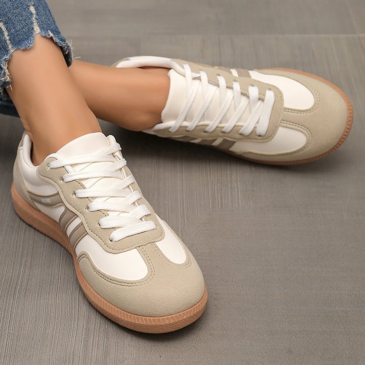 European And American-style Retro Color-Block Sneakers - Image 8