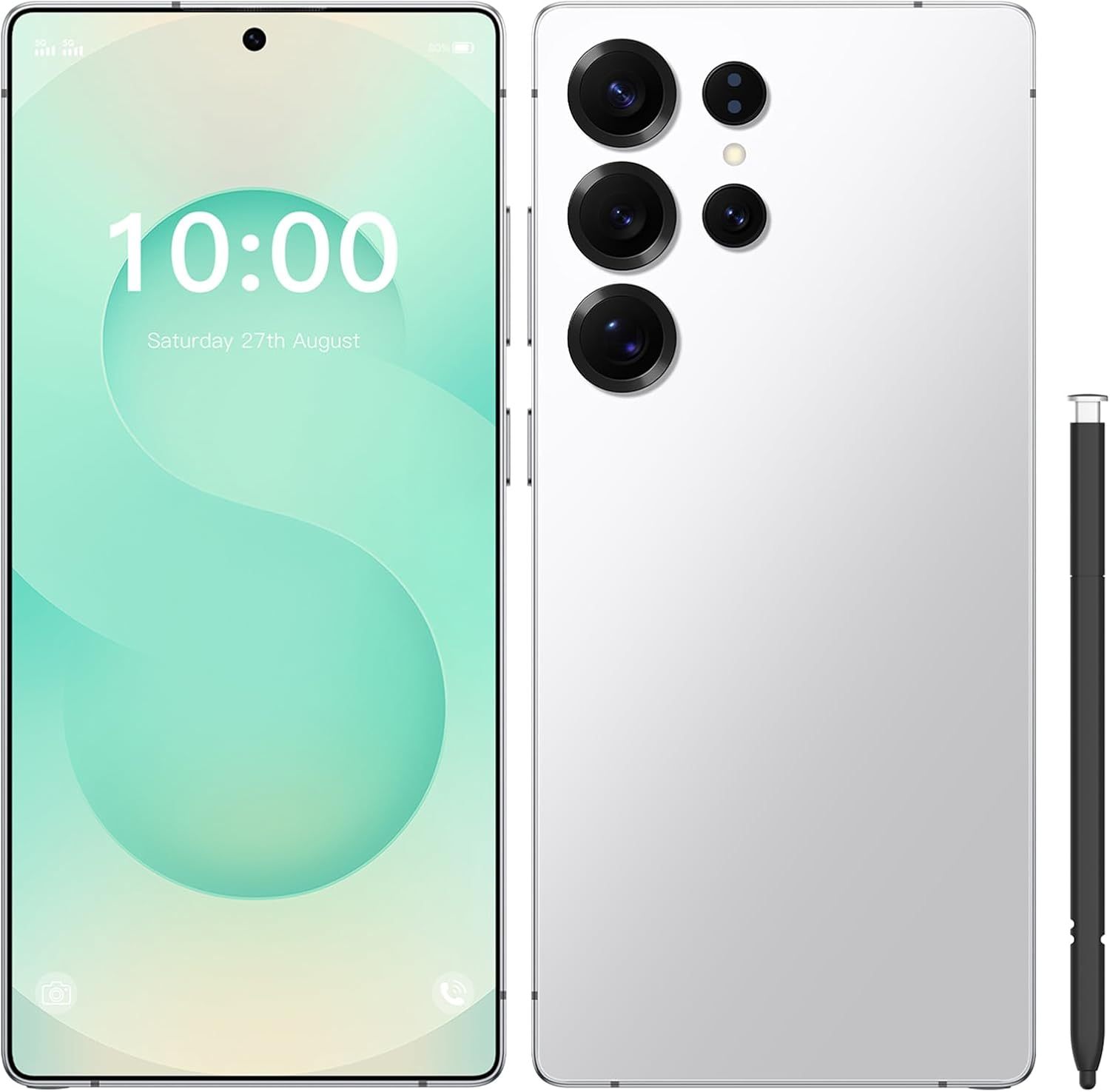 C25 Ultra Unlocked Phone,5G Smartphone 8GB 256GB 7.3-inch Android 14 Cell Phone 6800mAh Large Battery Dual SIM Face GPS - Image 14