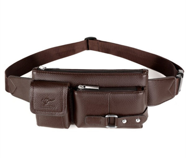 Luxury Brand Waist Bag Men Leather Fanny Pack Chest Bag Male Casual Belt Bags Sling Crossbody Bum Bag Belly Waist Packs Heuptas - Image 4