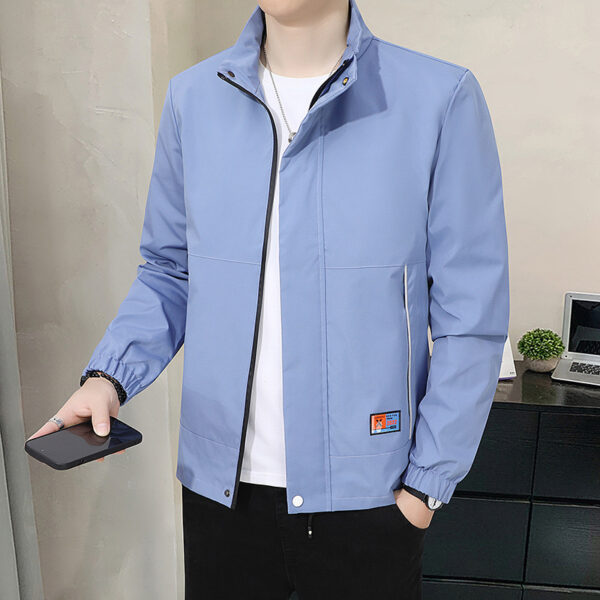 Casual Jacket With Stand Collar Autumn Style For Men - Image 22