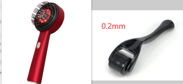 Electric Massage Comb Home Scalp Drain Comb Red Light Anti-slip Hair Care Multi-functional Massage Comb - Image 31