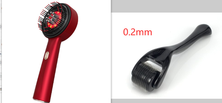 Electric Massage Comb Home Scalp Drain Comb Red Light Anti-slip Hair Care Multi-functional Massage Comb - Image 31