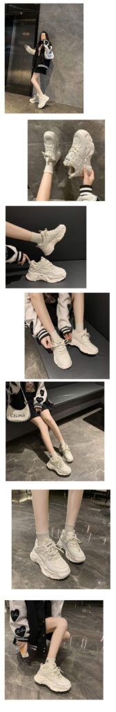 Women's Fleece-Lined Warm Non-Slip Thick-Soled Sneakers
