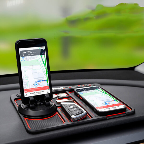 Non-Slip Car Phone Pad For 4-in-1 Car Parking Number Card Anti-Slip Mat Auto Phone Holder Sticky Anti Slide Dash Phone Mount - Image 3