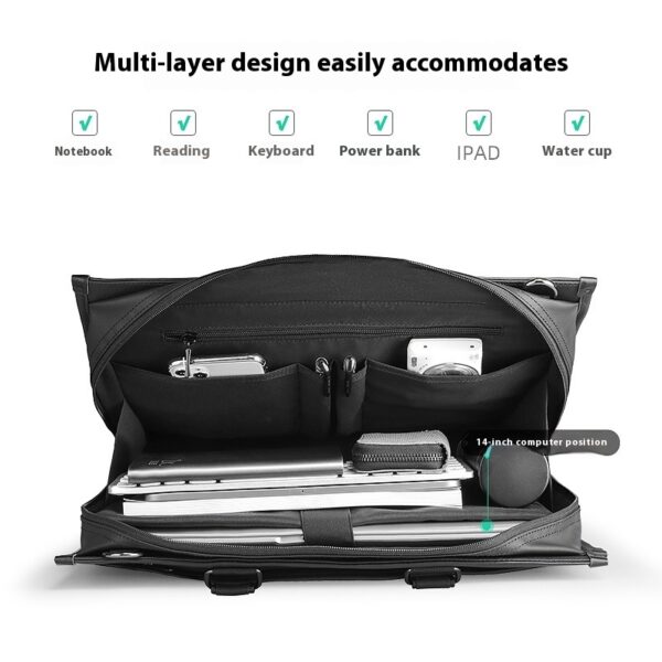 Men's Business Handheld Notebook Computer Briefcase - Image 10