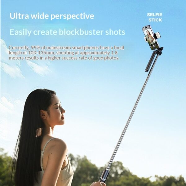 Outdoor Bluetooth Tripod With An Ultra-long Extendable ArmRotating Remote Control And Built-in Image Stabilization - Image 4