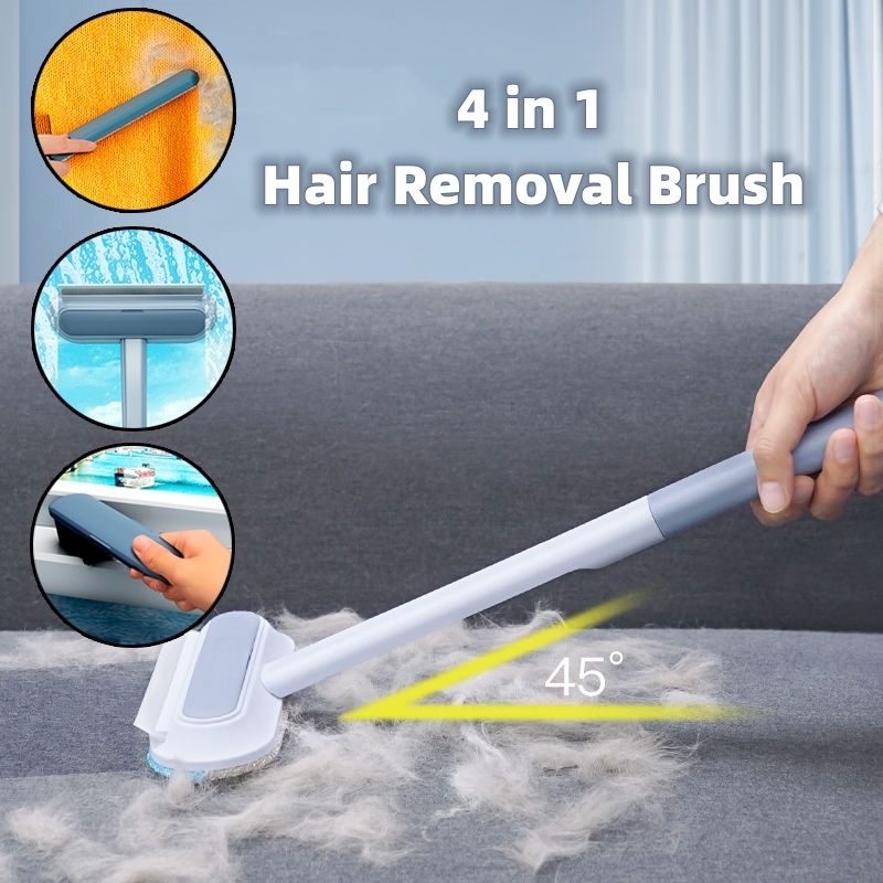 4 In 1 Multifunctional Hair Removal Brush Pet Dog Cat Hair Cleaner Brush Cat Hair Remover Window Screen Cleaning Tool Gadgets - Image 1