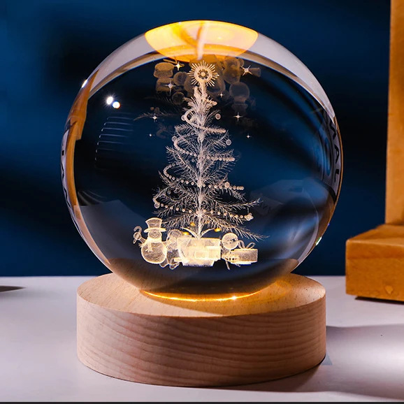 Luminous Starry Sky And Planets Moon Moon Crystal Ball Small Night Lamp Projection Ambience Light Creative Gift New Strange Gift - Image 38