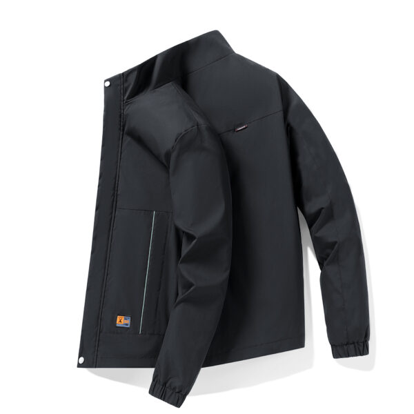 Casual Jacket With Stand Collar Autumn Style For Men - Image 6