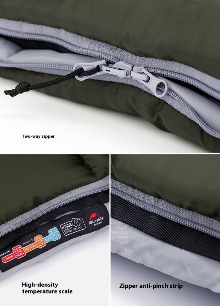 Naturehike Series Envelope Hooded Sleeping Bag Outdoor Camping Autumn And Winter Cold-proof Double