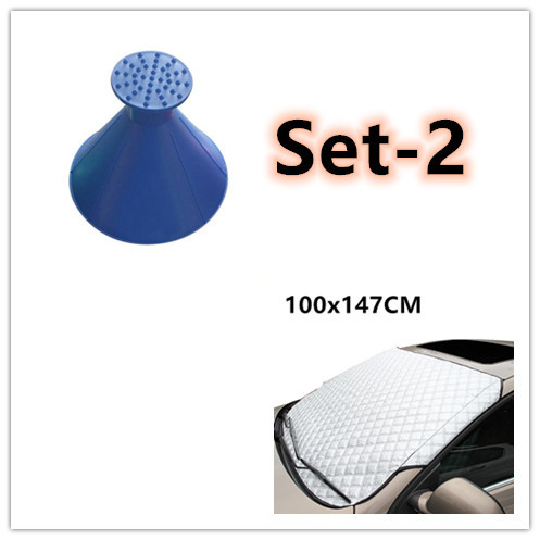 Car snow block front windshield antifreeze cover winter front gear snowboard windshield snow cover frost guard - Image 14