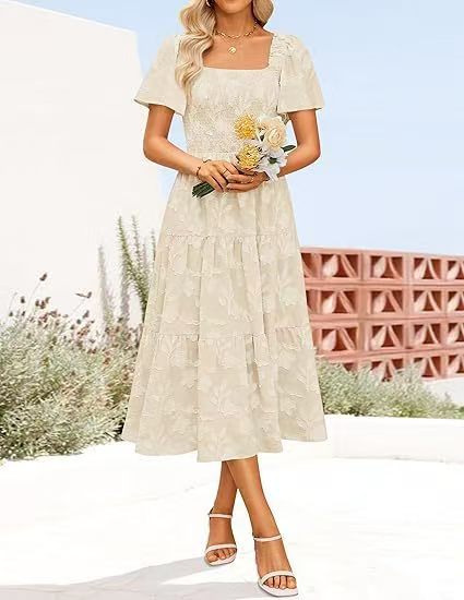 Best-selling Solid-color Off-shoulder High-waist Maxi Dress For Women - Image 20