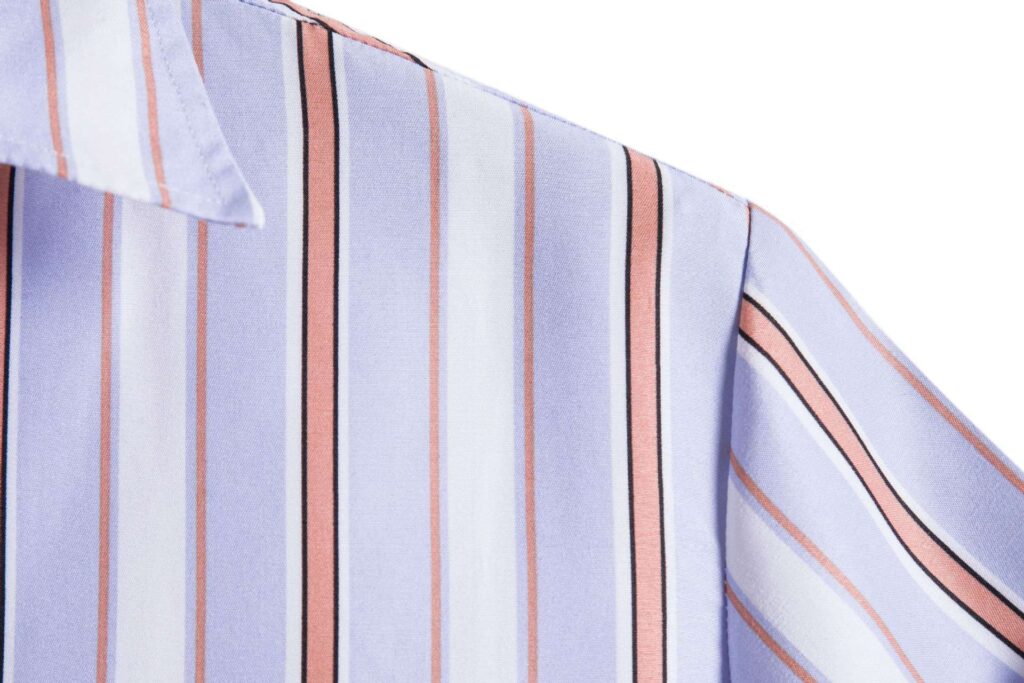 Men's Striped Fashionable Loose Short-Sleeve Shirt