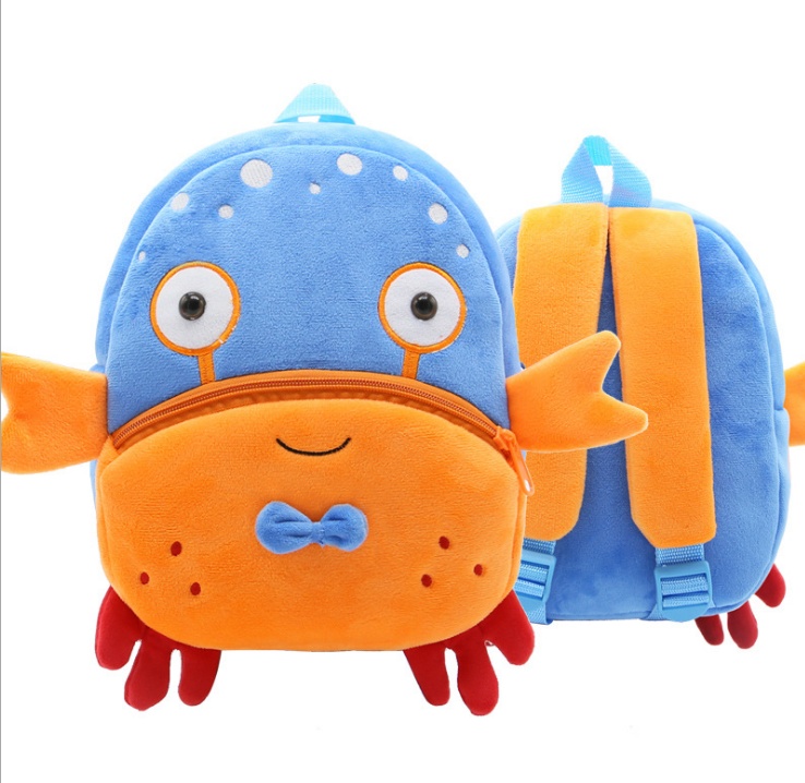 Cute Plush Backpacks Kindergarten Cartoon School Bags Children Animal Toys Bag - Image 14