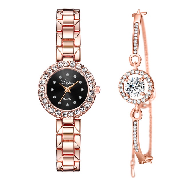 Watches-Set Bangle Clock Bracelet Wrist-Watch Quartz Women Fashion Ladies Brand Luxury - Image 20