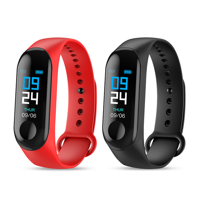 Compatible With , Smart Bracelet Heart Rate And Blood Pressure Exercise Meter Step Information Push Smart Reminder Color Bracelet - Image 1