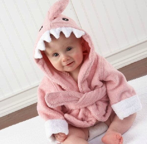 Cartoon Cute Animal Modeling Baby Bath Towels Baby Bathrobes Cotton Children's Bathrobes Baby Hooded - Image 48