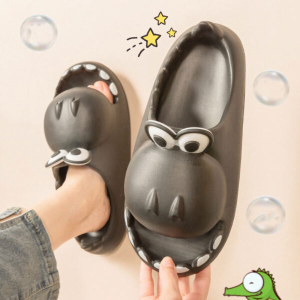 Kids Dinosaur Slippers Wholesale Summer Cartoon Parent Child Outdoor Home EVA Sandals Women Men Kids Cute Slippers Baby Shoes - Image 8