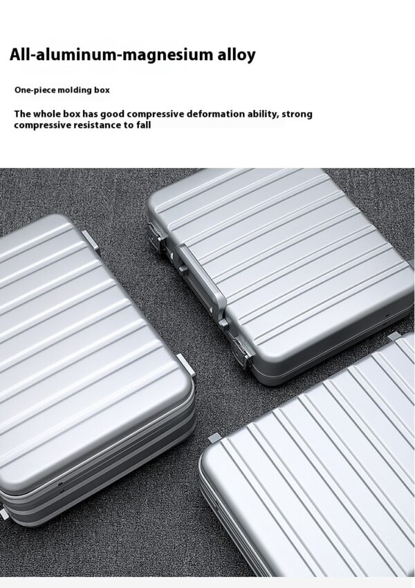 Portable Handheld Aluminum Alloy Jewelry Box - Image 14