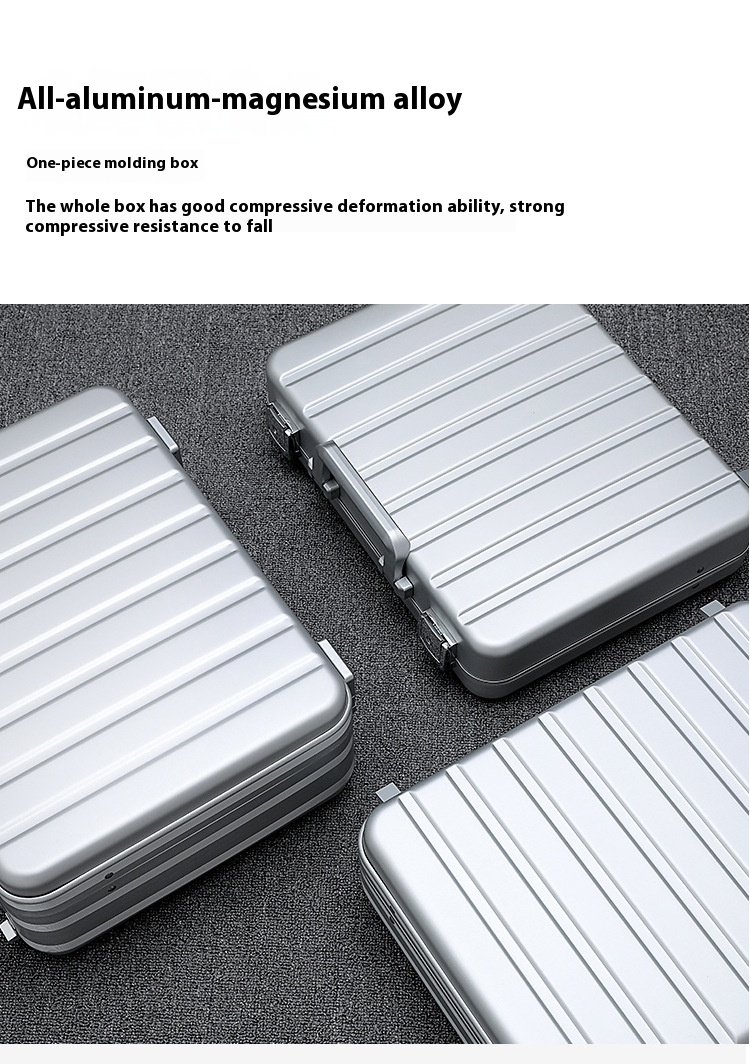 Portable Handheld Aluminum Alloy Jewelry Box - Image 14