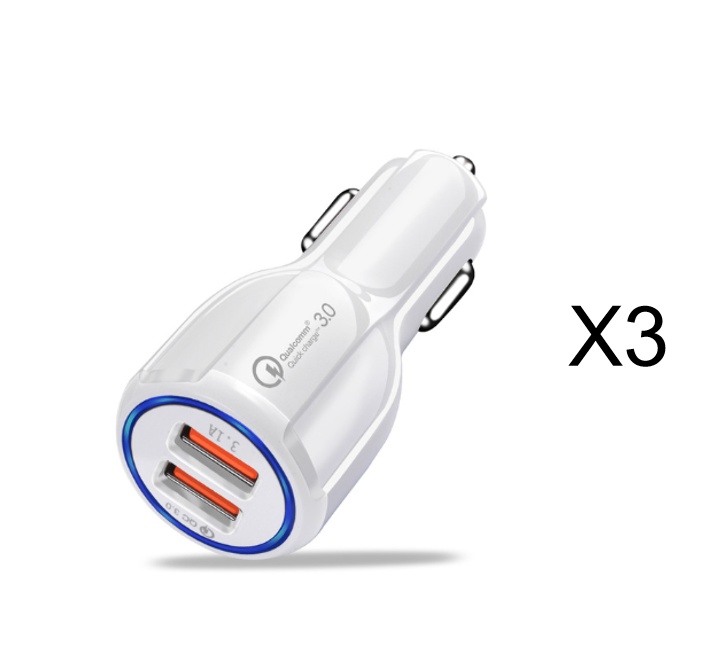 Quick Charge 3.0 Car Charger For Mobile Phone Dual Usb Car Charger Qualcomm Qc 3.0 Fast Charging Adapter Mini Usb Car Charger - Image 9