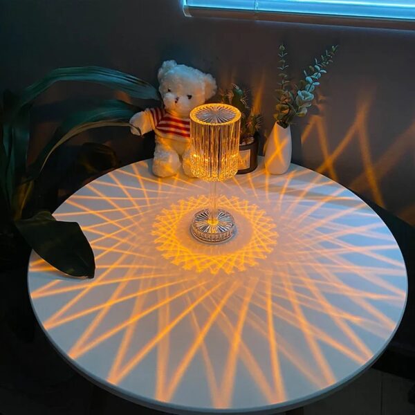 New Crystal Table Lamp Hotel Decoration Diamond Romantic Warm Led For Home Decor Romantic Gift Night Light - Image 11